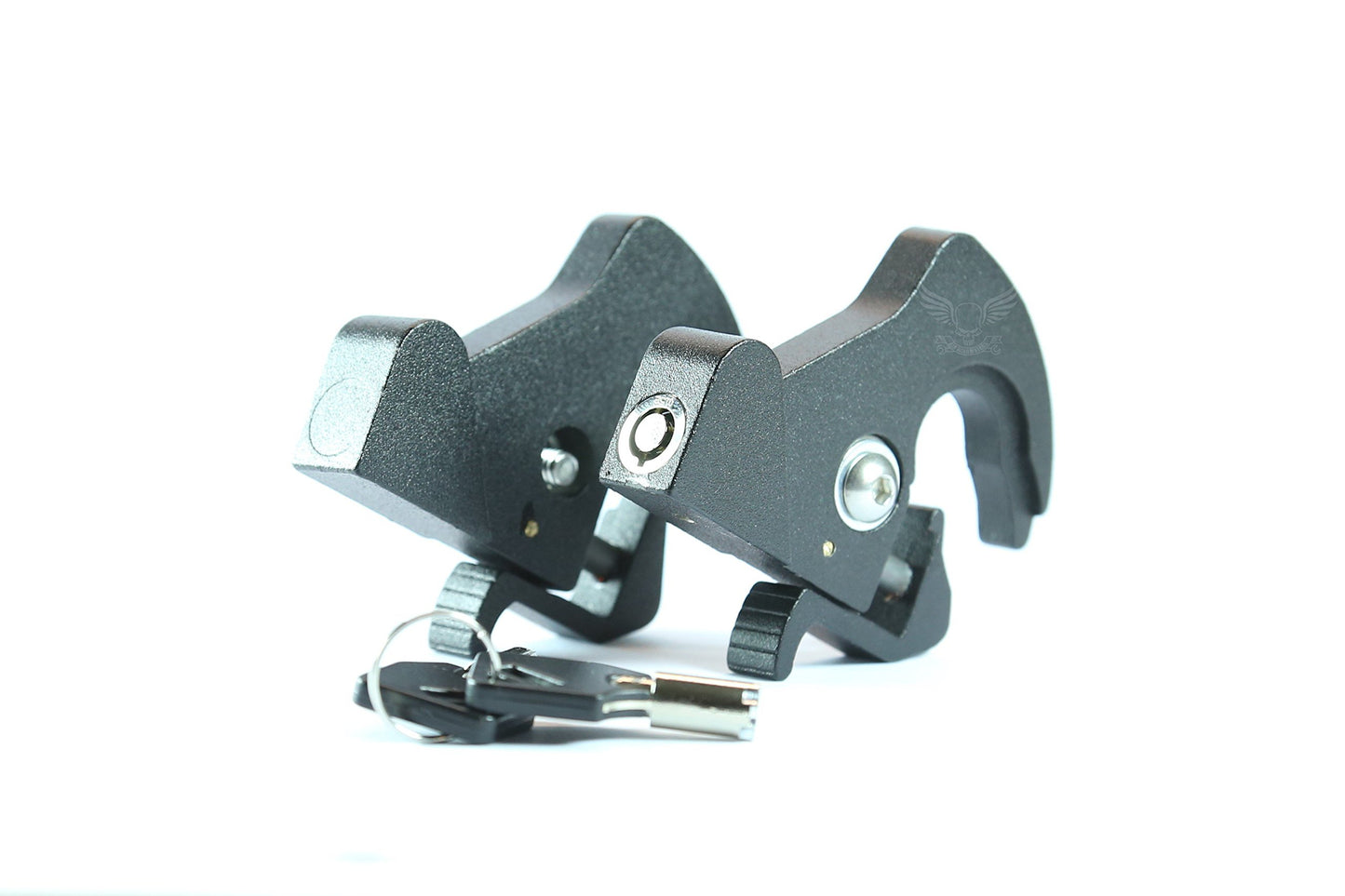 Locking Detachable Rotary Docking Latches Clips for Harley Davidson Sissy Bar or Luggage Rack (Lock with Keys)